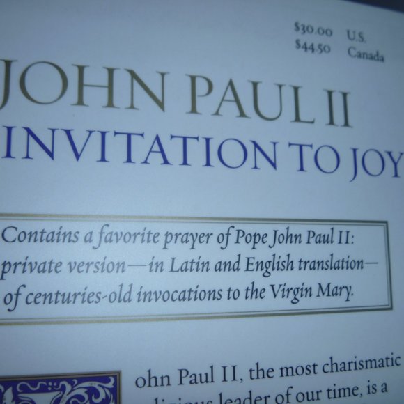 Pope John Paul II - An Invitation To Joy - Picture 3 of 7